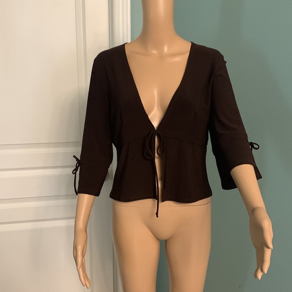 Frank Lyman Brown Bolero - Size 10 - Picture 4 of 13